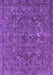 Machine Washable Oriental Purple Industrial Area Rugs, wshurb1027pur