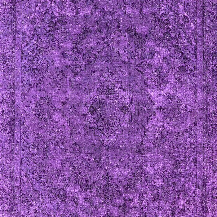 Machine Washable Oriental Purple Industrial Area Rugs, wshurb1027pur