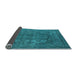 Sideview of Oriental Light Blue Industrial Rug, urb1027lblu