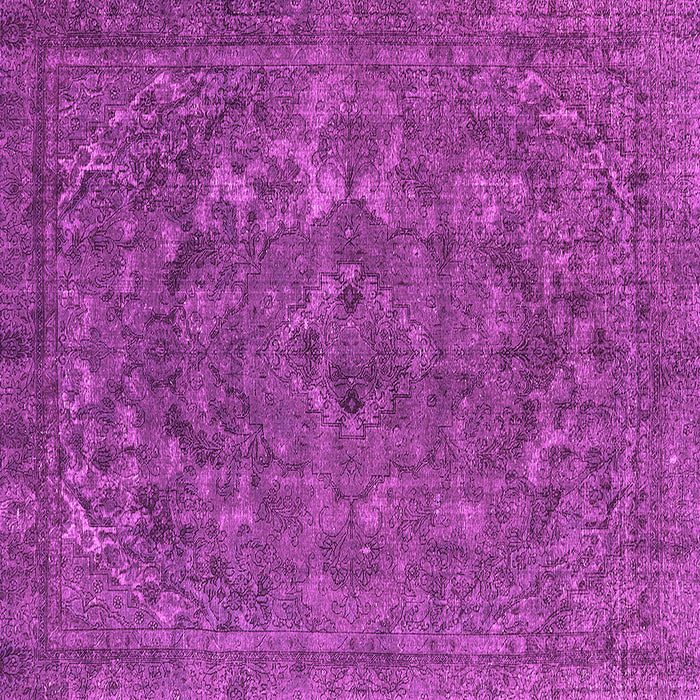 Square Oriental Pink Industrial Rug, urb1027pnk