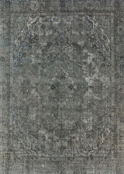 Machine Washable Industrial Modern Gray Rug, wshurb1027