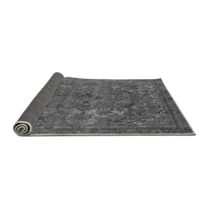Sideview of Oriental Gray Industrial Rug, urb1027gry