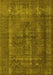 Oriental Yellow Industrial Rug, urb1028yw