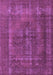 Machine Washable Oriental Purple Industrial Area Rugs, wshurb1028pur