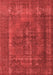 Oriental Red Industrial Area Rugs