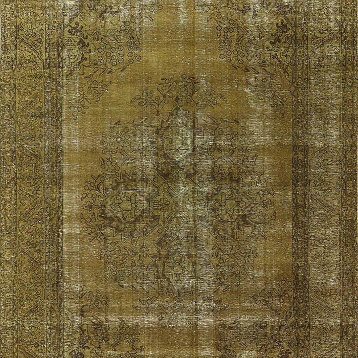 Mid-Century Modern Reddish Brown Oriental Rug, urb1028