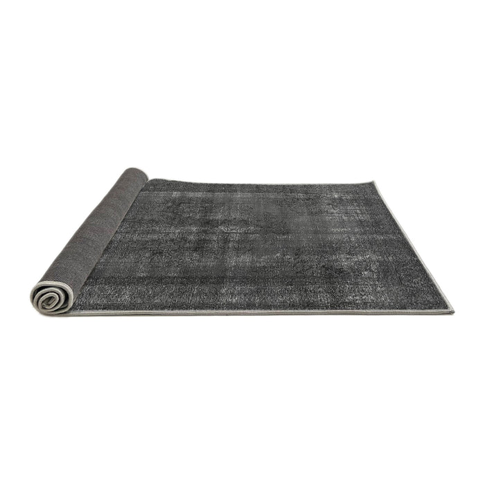 Sideview of Oriental Gray Industrial Rug, urb1028gry
