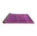 Sideview of Oriental Purple Industrial Rug, urb1028pur