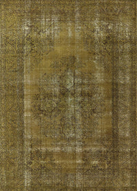 Machine Washable Industrial Modern Sepia Brown Rug, wshurb1028