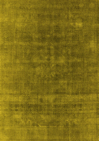 Oriental Yellow Industrial Rug, urb1029yw