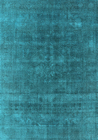 Oriental Light Blue Industrial Rug, urb1029lblu