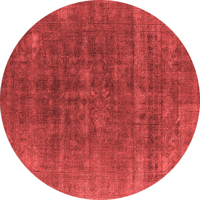 Machine Washable Oriental Red Industrial Rug, wshurb1029red