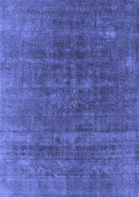 Oriental Blue Industrial Rug, urb1029blu