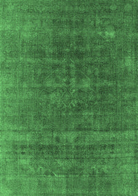 Oriental Emerald Green Industrial Rug, urb1029emgrn