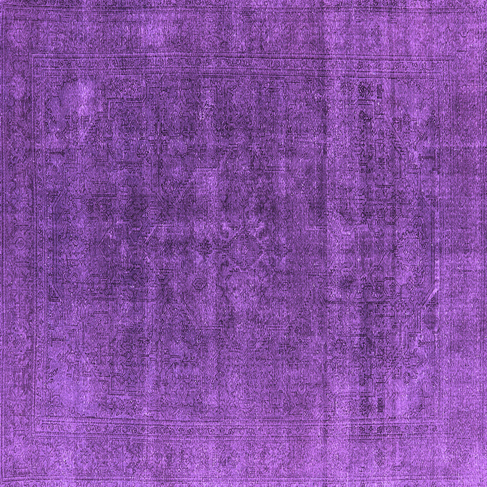 Square Oriental Purple Industrial Rug, urb1029pur