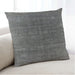 Lifestyle Image of Mid-Century Modern Urban Square Granite Gray Throw Pillow, 18 inch by 18 inch, pwurb1029