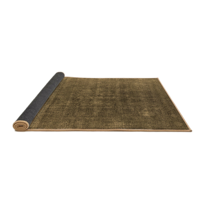 Sideview of Oriental Brown Industrial Rug, urb1029brn