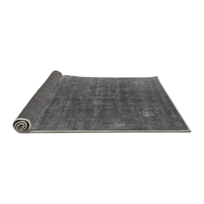 Sideview of Oriental Gray Industrial Rug, urb1029gry