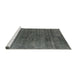 Sideview of Machine Washable Industrial Modern Gray Rug, wshurb1030