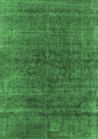 Oriental Emerald Green Industrial Rug, urb1030emgrn