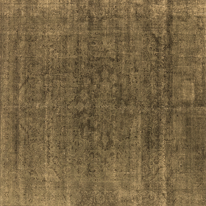 Square Oriental Brown Industrial Rug, urb1030brn