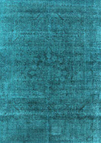 Oriental Light Blue Industrial Rug, urb1030lblu