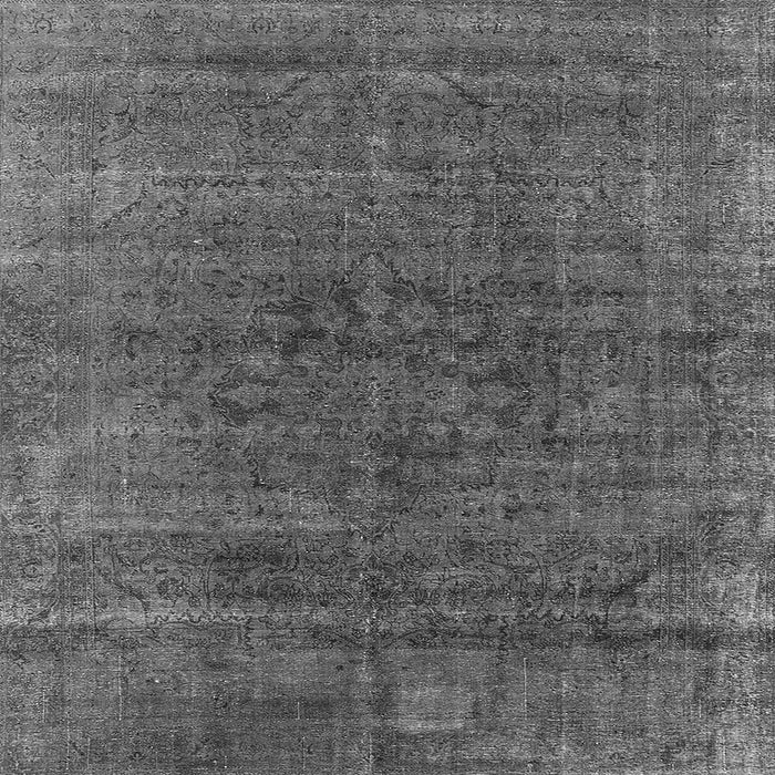 Square Oriental Gray Industrial Rug, urb1030gry