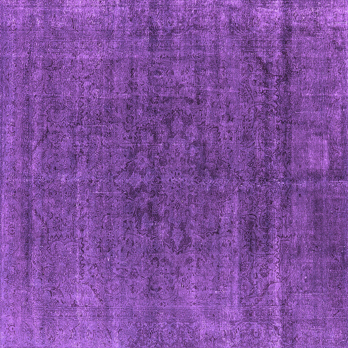 Square Oriental Purple Industrial Rug, urb1030pur