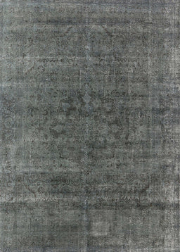 Mid-Century Modern Gray Oriental Rug, urb1030