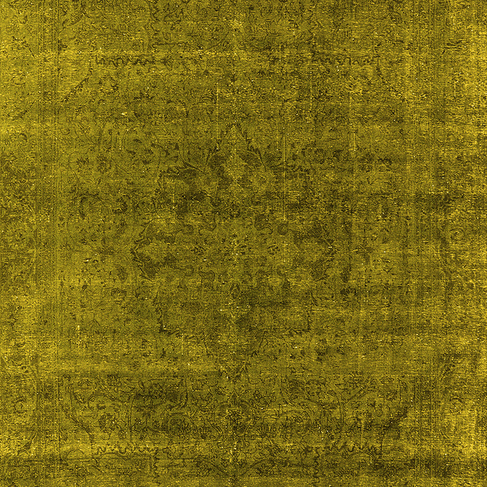 Oriental Yellow Industrial Rug, urb1030yw
