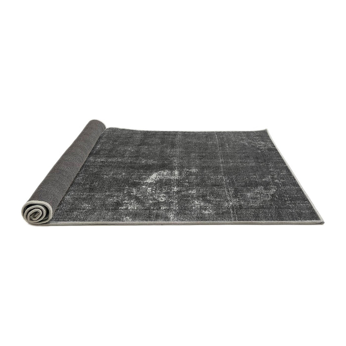 Sideview of Oriental Gray Industrial Rug, urb1031gry