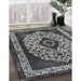 Machine Washable Industrial Modern Dark Gray Rug in a Family Room, wshurb1032