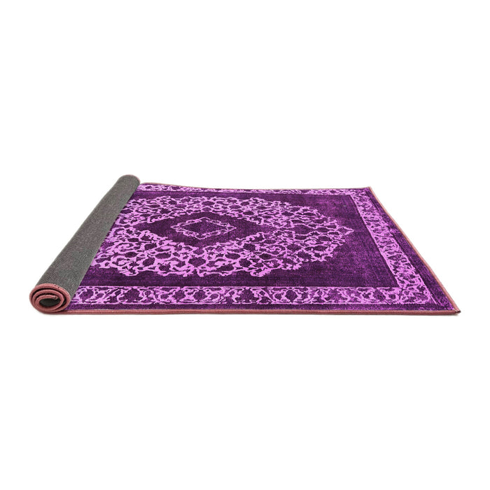 Sideview of Oriental Pink Industrial Rug, urb1032pnk
