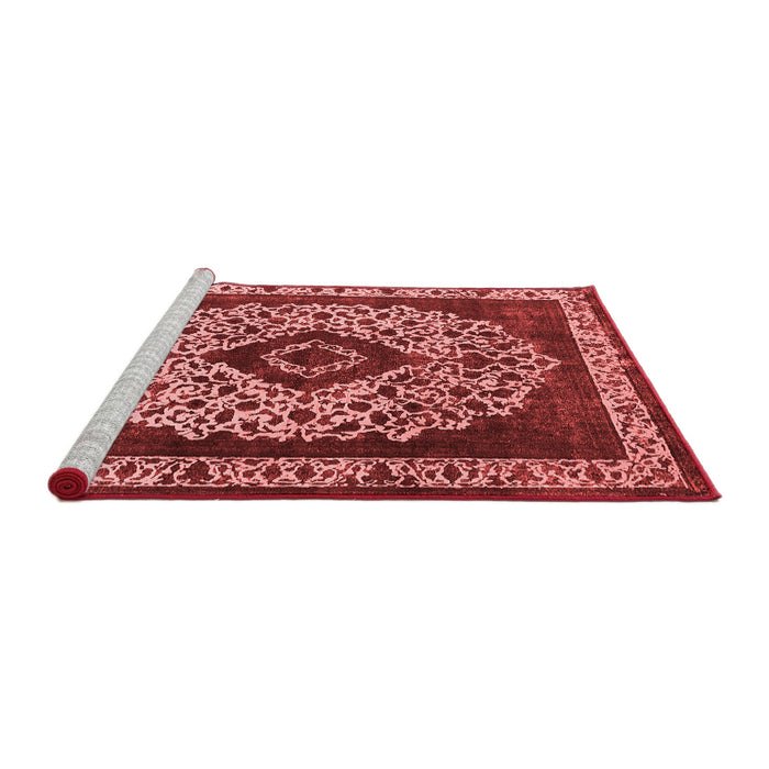 Industrial Red Washable Rugs
