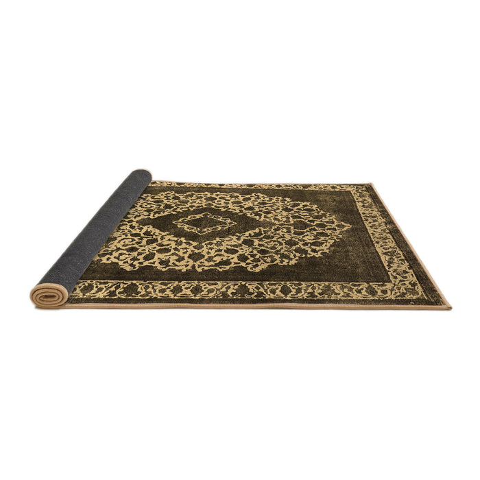 Sideview of Oriental Brown Industrial Rug, urb1032brn
