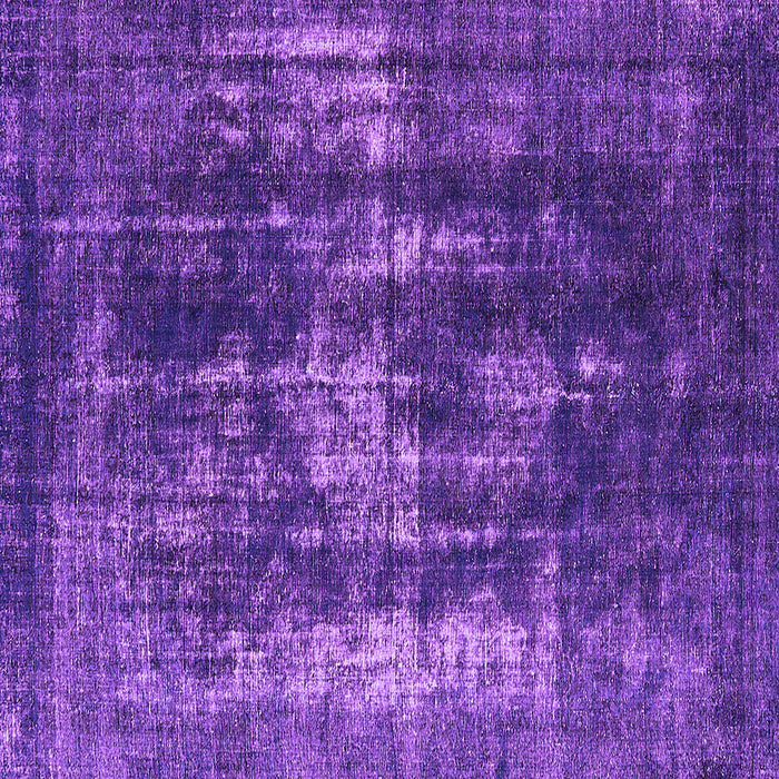 Square Machine Washable Oriental Purple Industrial Area Rugs, wshurb1033pur