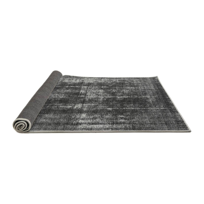 Sideview of Oriental Gray Industrial Rug, urb1033gry