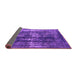 Sideview of Oriental Purple Industrial Rug, urb1033pur