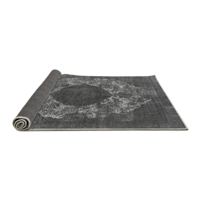 Sideview of Oriental Gray Industrial Rug, urb1034gry