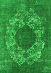 Oriental Green Industrial Rug, urb1034grn