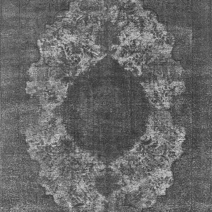 Machine Washable Oriental Gray Industrial Rug, wshurb1034gry