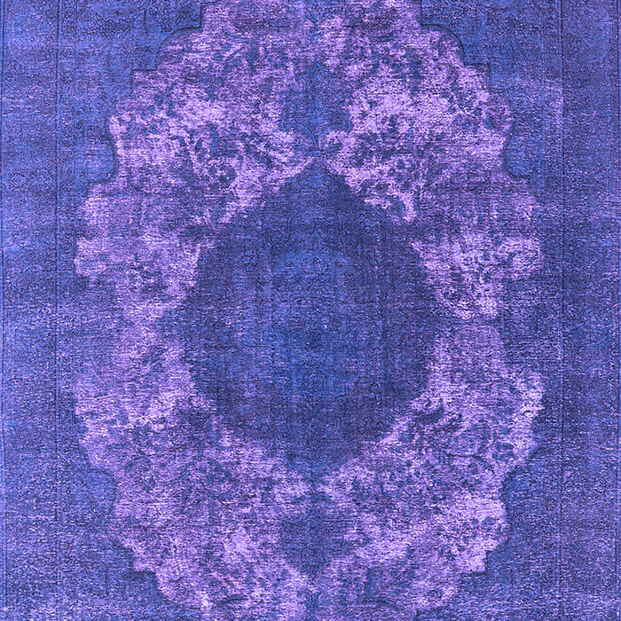 Machine Washable Oriental Purple Industrial Area Rugs, wshurb1034pur