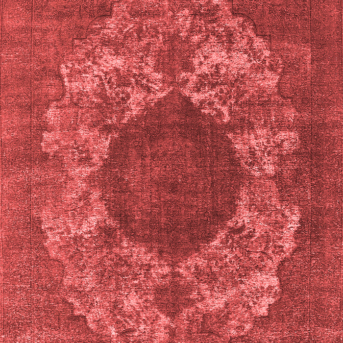 Machine Washable Oriental Red Industrial Rug, wshurb1034red