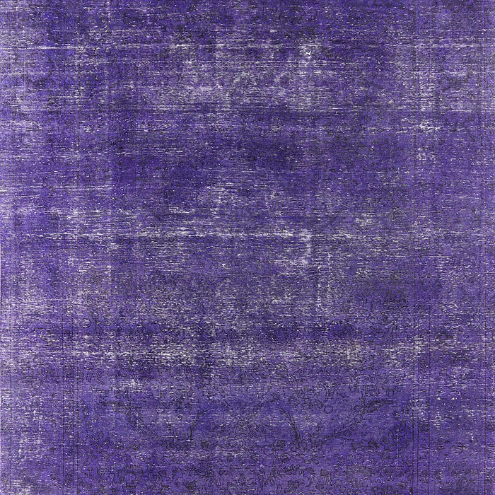 Machine Washable Industrial Modern Purple Sage Bush Purple Rug, wshurb1035