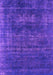 Machine Washable Oriental Purple Industrial Area Rugs, wshurb1035pur