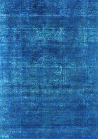 Oriental Light Blue Industrial Rug, urb1035lblu