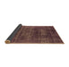 Sideview of Oriental Brown Industrial Rug, urb1035brn