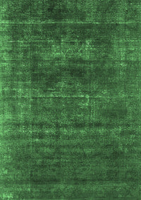 Oriental Emerald Green Industrial Rug, urb1035emgrn