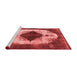 Industrial Red Washable Rugs