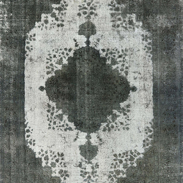 Mid-Century Modern Light Black Oriental Rug, urb1036